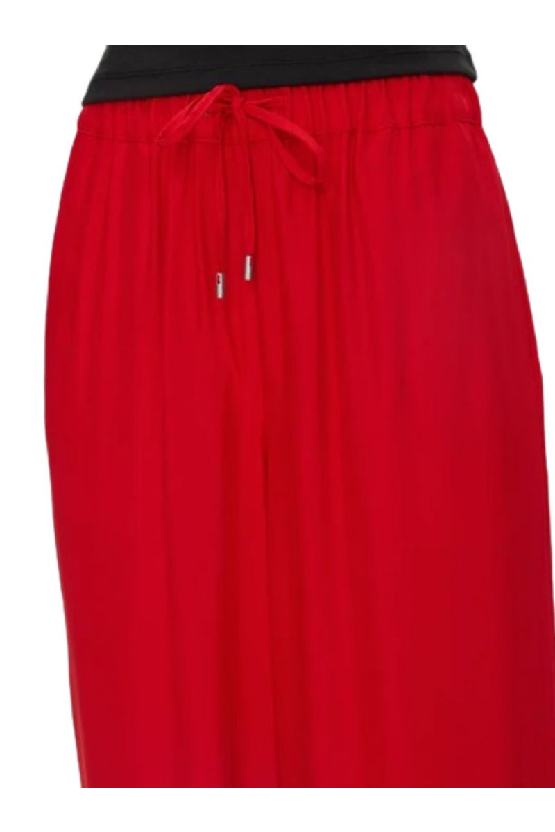 CALVIN KLEIN CV TEILL PULL ON WIDE LEG PANT GOJI BERRY - 358623