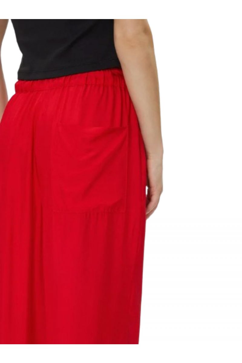 CALVIN KLEIN CV TEILL PULL ON WIDE LEG PANT GOJI BERRY - 358623