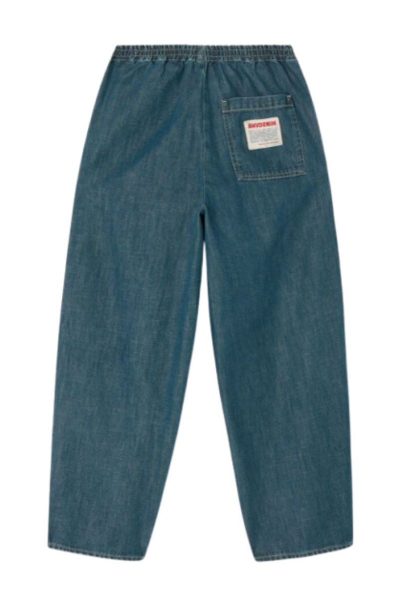 AMERICAN VINTAGE TROUSER OZY10A DENIM BLUE - 358674