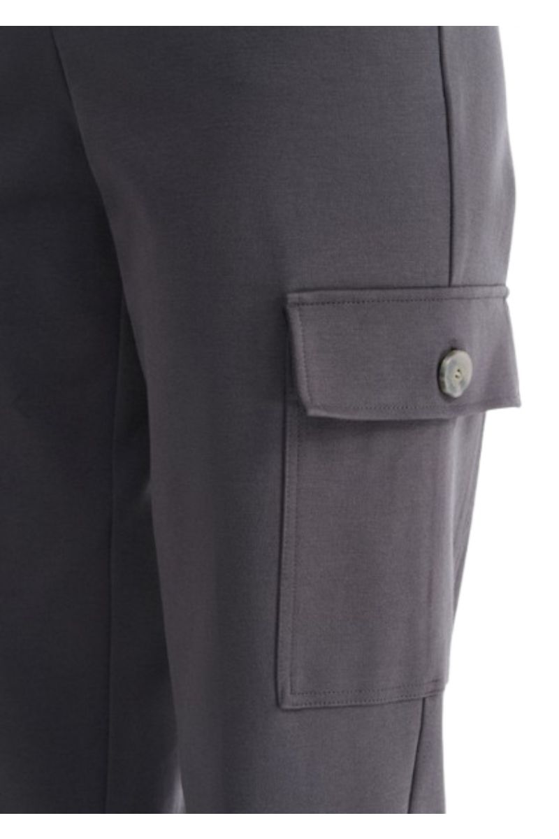 DIANA GALLESI TAGLIA CARGO TROUSER DARK GREY