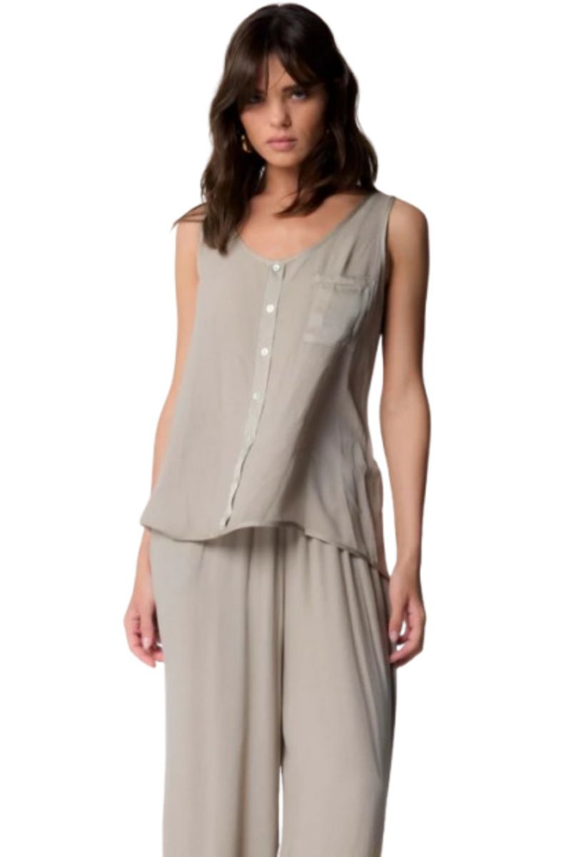 KOCCA IBRA GRIGIO TANK-TOP 100%VISC. - 357724