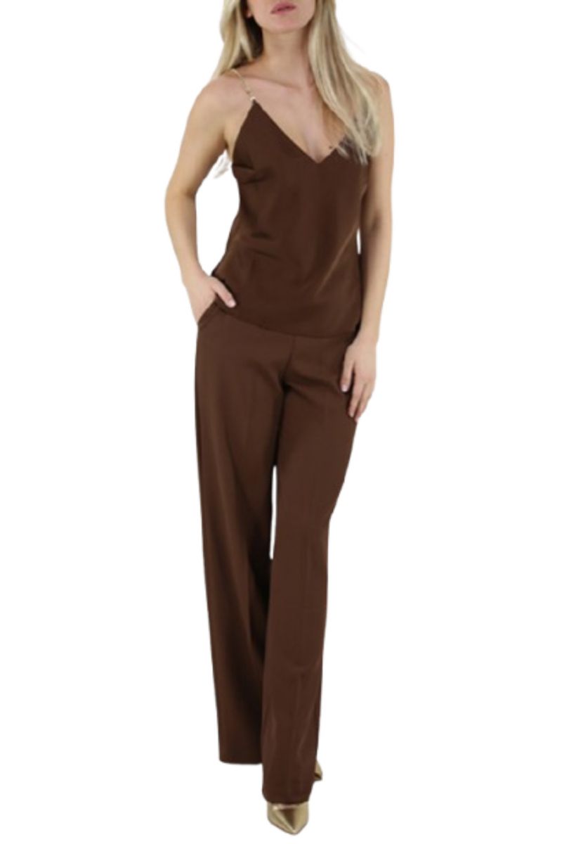 KOCCA KORINNA MARRONE TOP 100%POL. - 357722