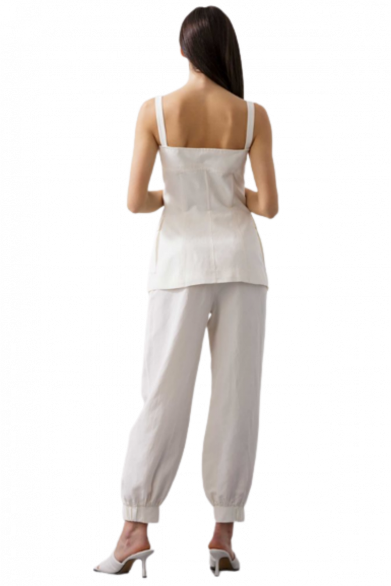 BCBGMAXAZRIA TOP 23SRT201LI02 WHITE