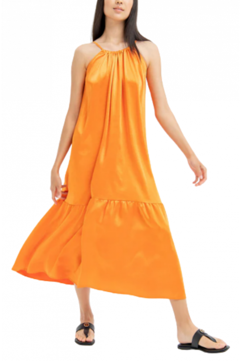 FRACOMINA LONG DRESS ORANGE 376