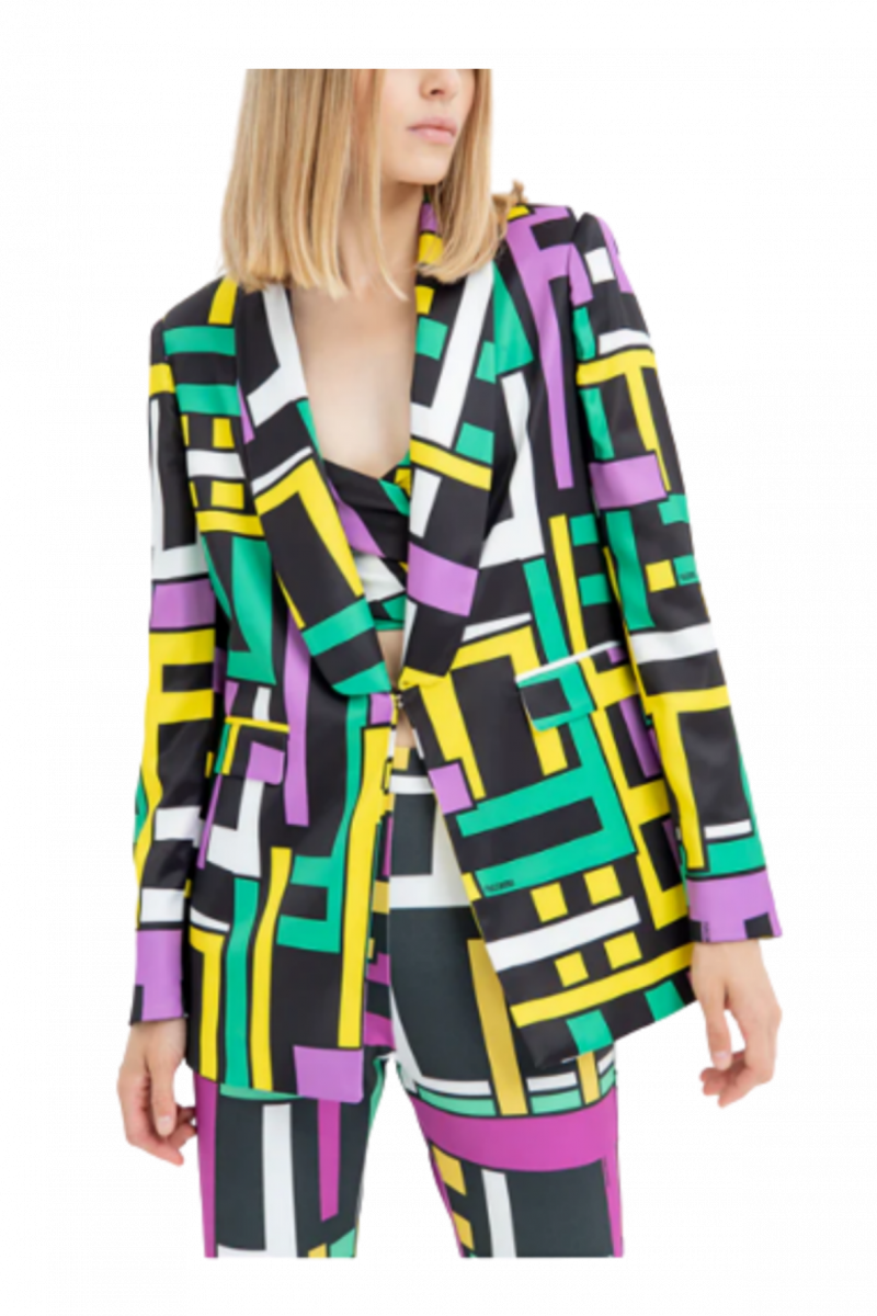 FRACOMINA TAILOR JACKET PRINT MULTICOLORGEOMETRIC Q18