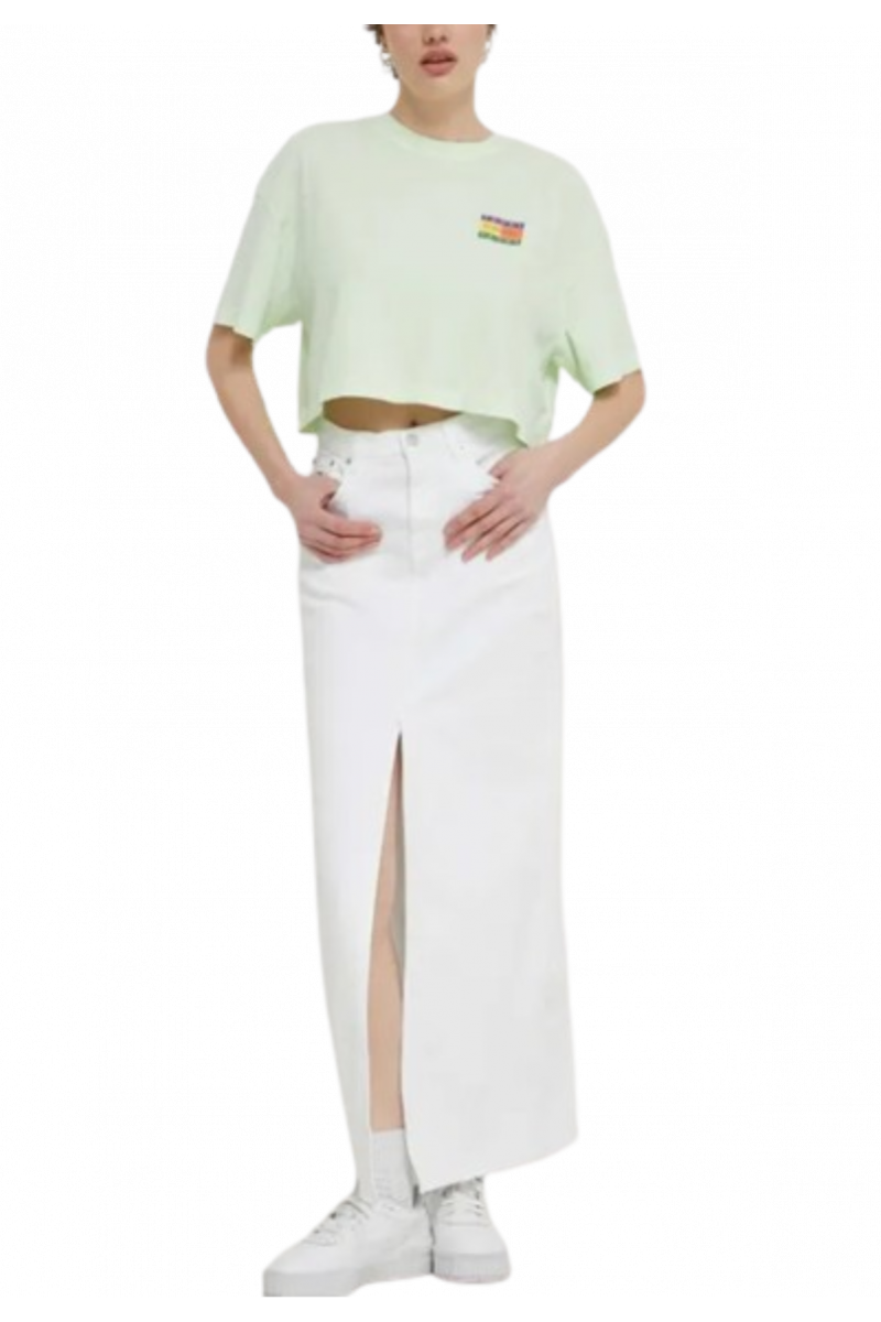 TOMMY HILFIGER - CLAIRE HIGH MAXI SKIRT WHITE