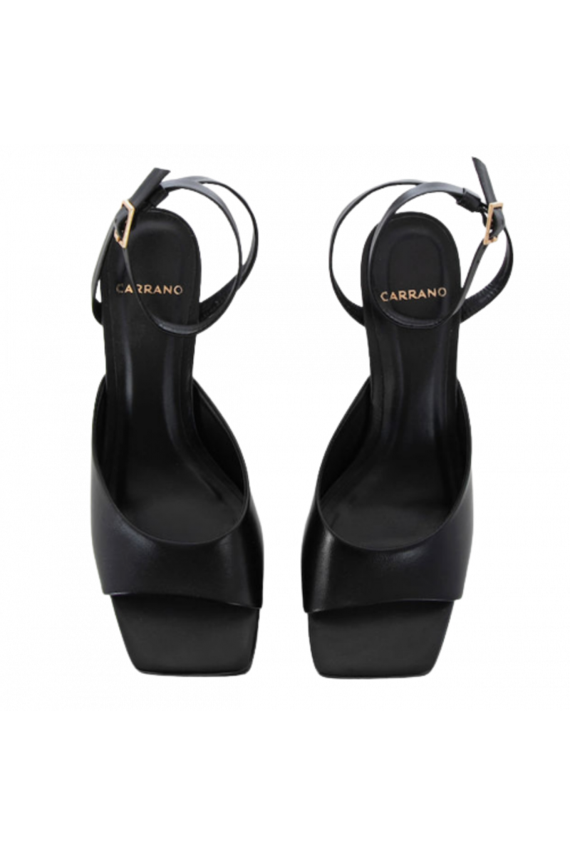 CARRANO MESTICO LEATHER SANDAL 517009 BLACK