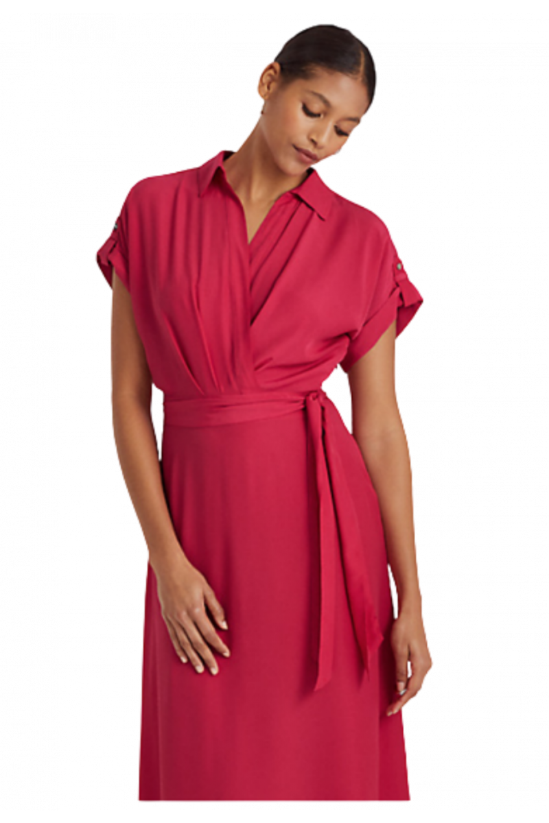 RALPH LAUREN POLY CDC-DRESS SPORT PINK