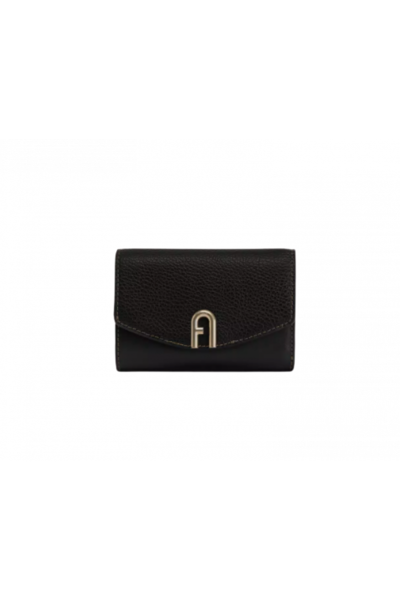 FURLA PRIMULA M COMPACT WALLET - VITELLO ROMA + VITELLO ST.ERACLE NERO