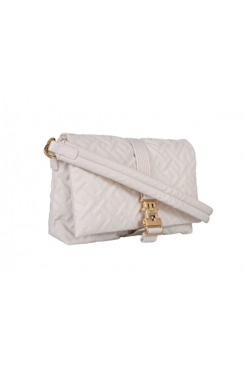 TOMMY HILFIGER FLOW FLAP CROSSOVER  BAG - TH MONO OFF WHITE AC0