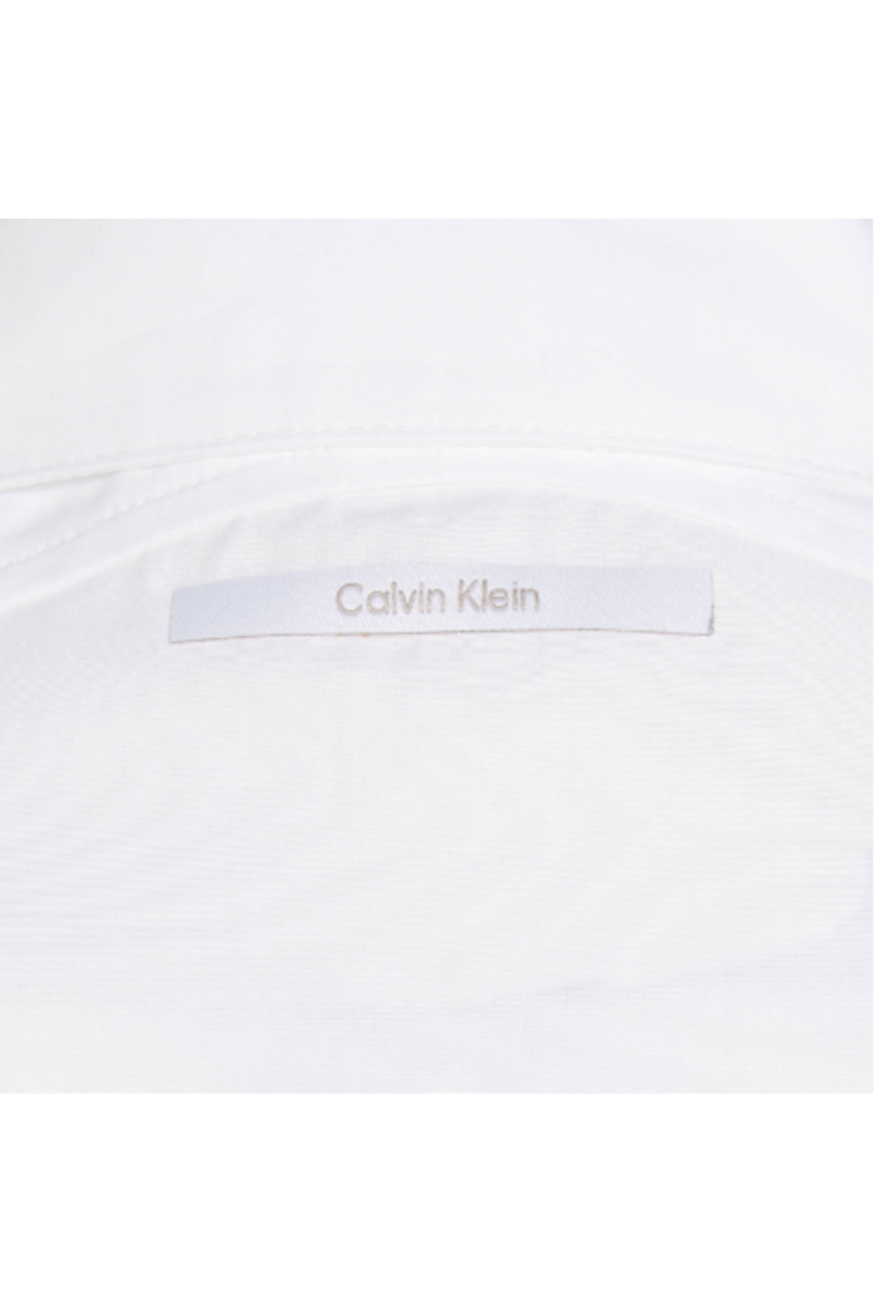CALVIN KLEIN - COTTON ARCHIVE SLEEVELESS SHIRT WHITE