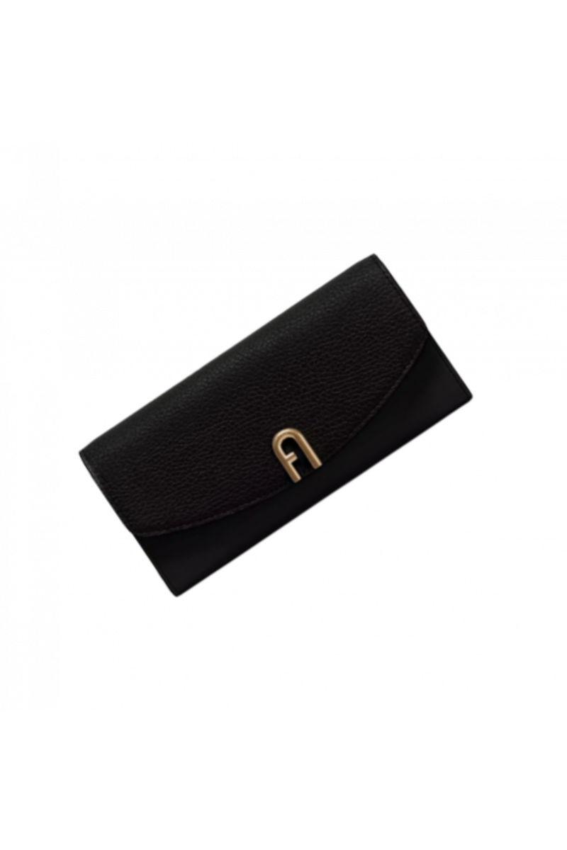 FURLA PRIMULA CONTINENTAL WALLET SLIM - VITELLO ROMA + VITE NERO