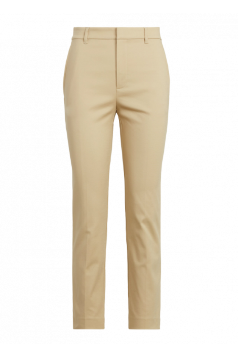 RALPH LAUREN STRETCH DBL CTN-PANT TAN