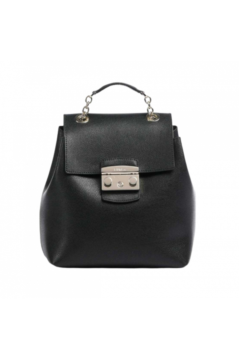 FURLA METROPOLIS S BACKPACK - VITELLO MILOS NERO