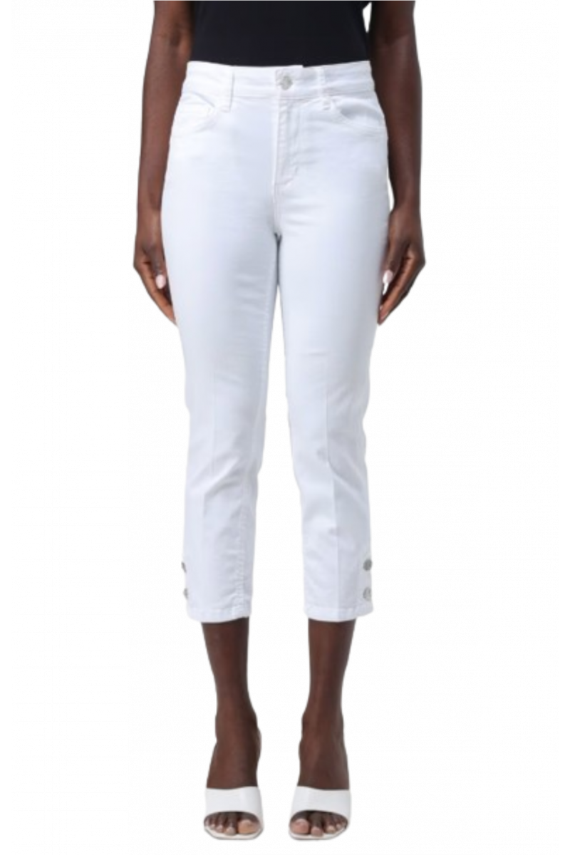 LIU JO - DENIM 2 UA4C04 B.UP CLASSY CROPPED H.W. WHITE