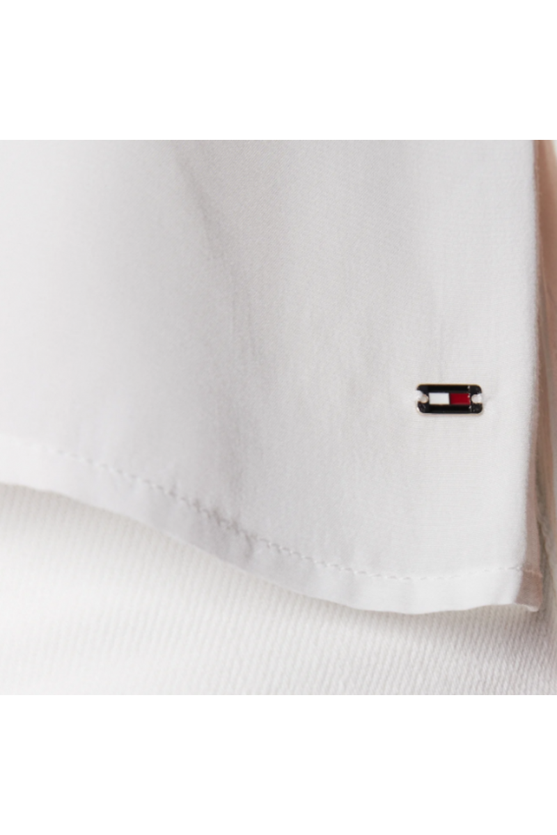 TOMMY HILFIGER VIS REGULAR SHIRT SS - WHITE YBL