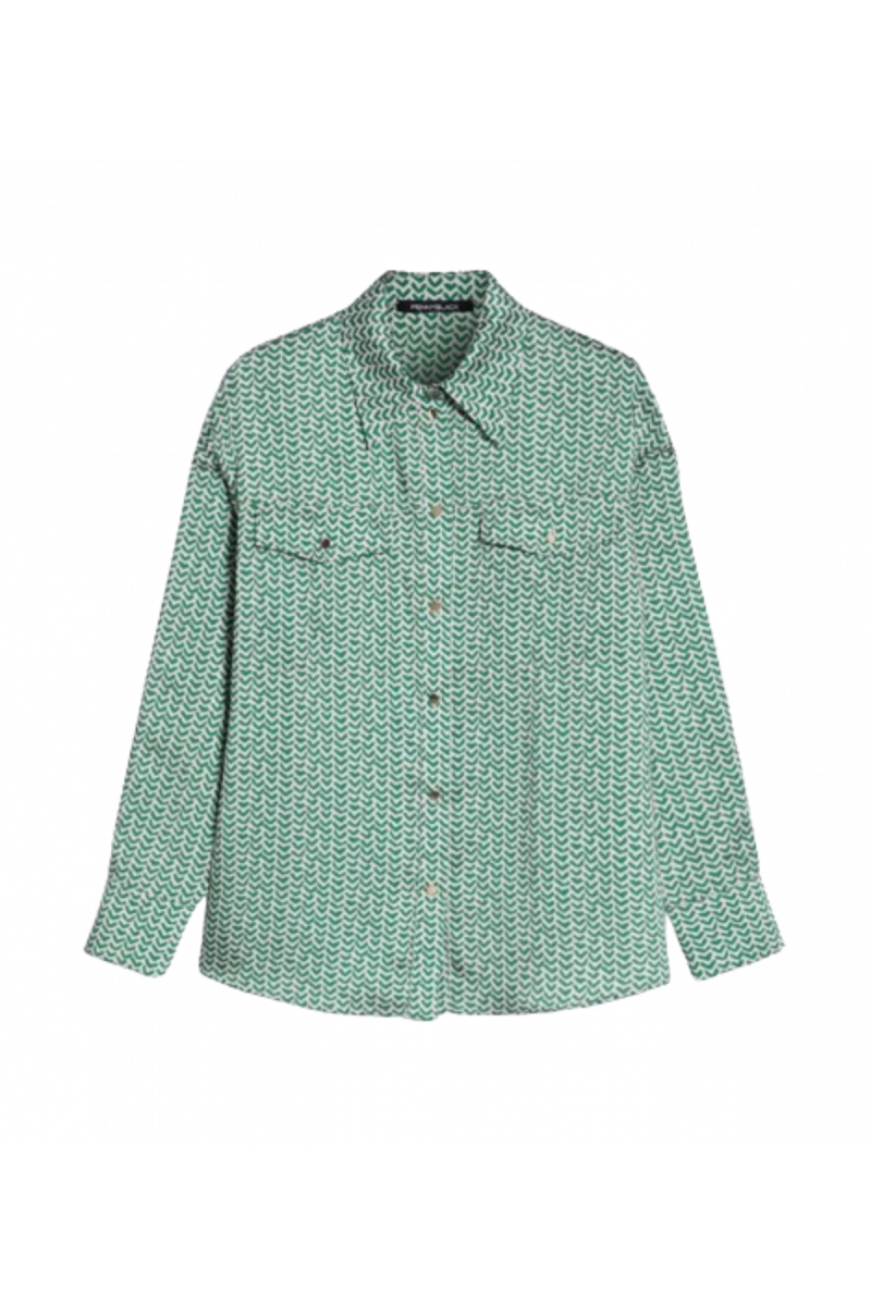 PENNY BLACK - BIBITA SHIRT EMERALD GREEN PATTERN