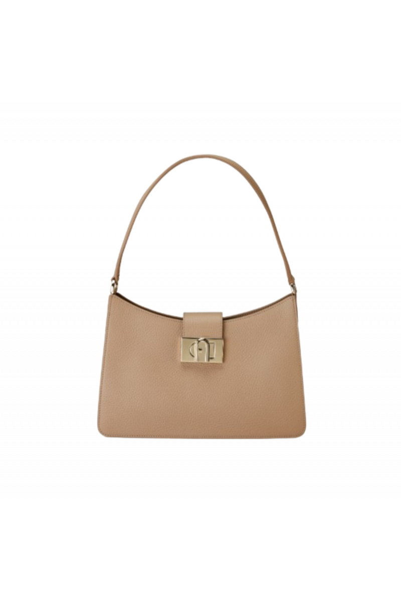 FURLA 1927 M SHOULDER BAG SOFT - VITELLO ST.E GREIGE