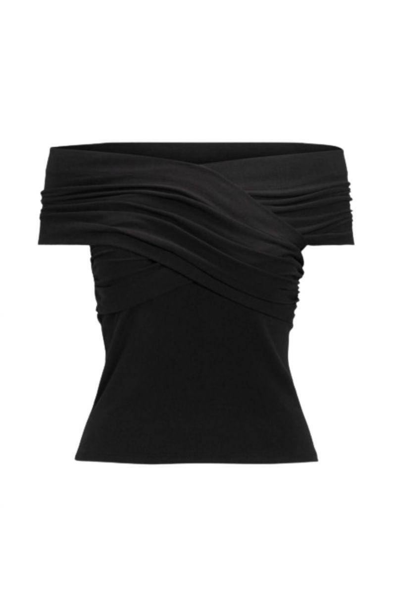 RALPH LAUREN RFND STRTCH 2X2 RIB-SLSTNK - BLACK