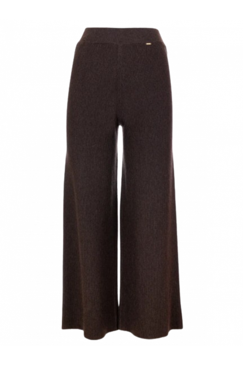 FRACOMINA CULOTTE KNITTED PANT BROWN