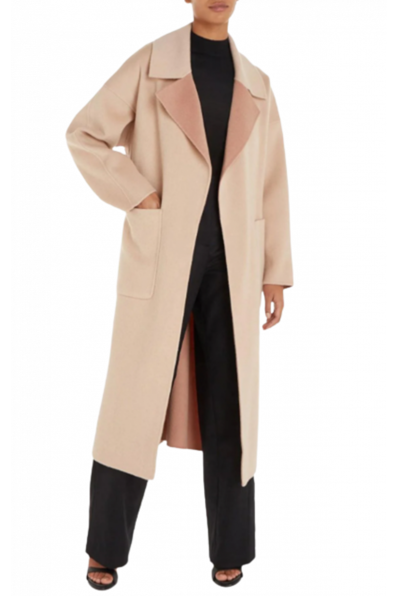 CALVIN KLEIN - DF WOOLREVERSIBLE WRAP COAT - K20K205855_OIN