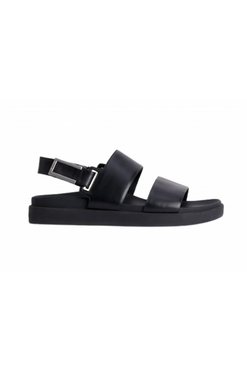 CALVIN KLEIN ADJ SANDAL W/HW - BLACK BEH