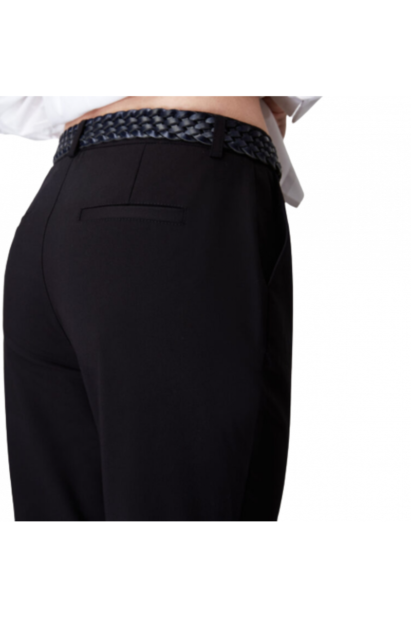 SARAH LAWRENCE TROUSERS WITH ANGLE POCKETS 2-400300 BLACK