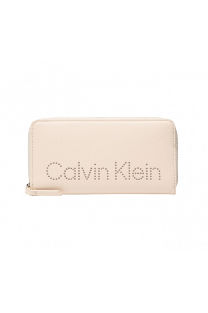 CALVIN KLEIN SET WALLET Z/A LG SAND