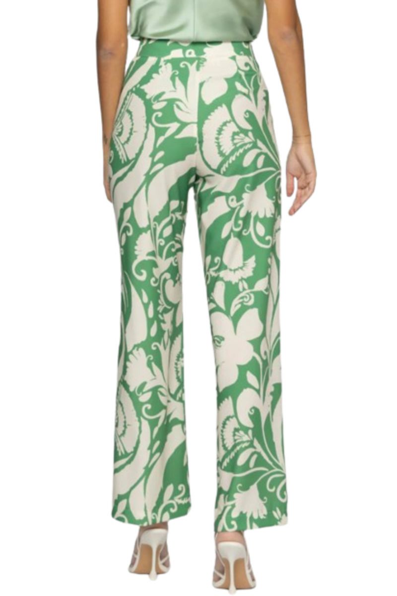 KOCCA YANETTE FANT.BIANCO/VERDE PANT ITALY