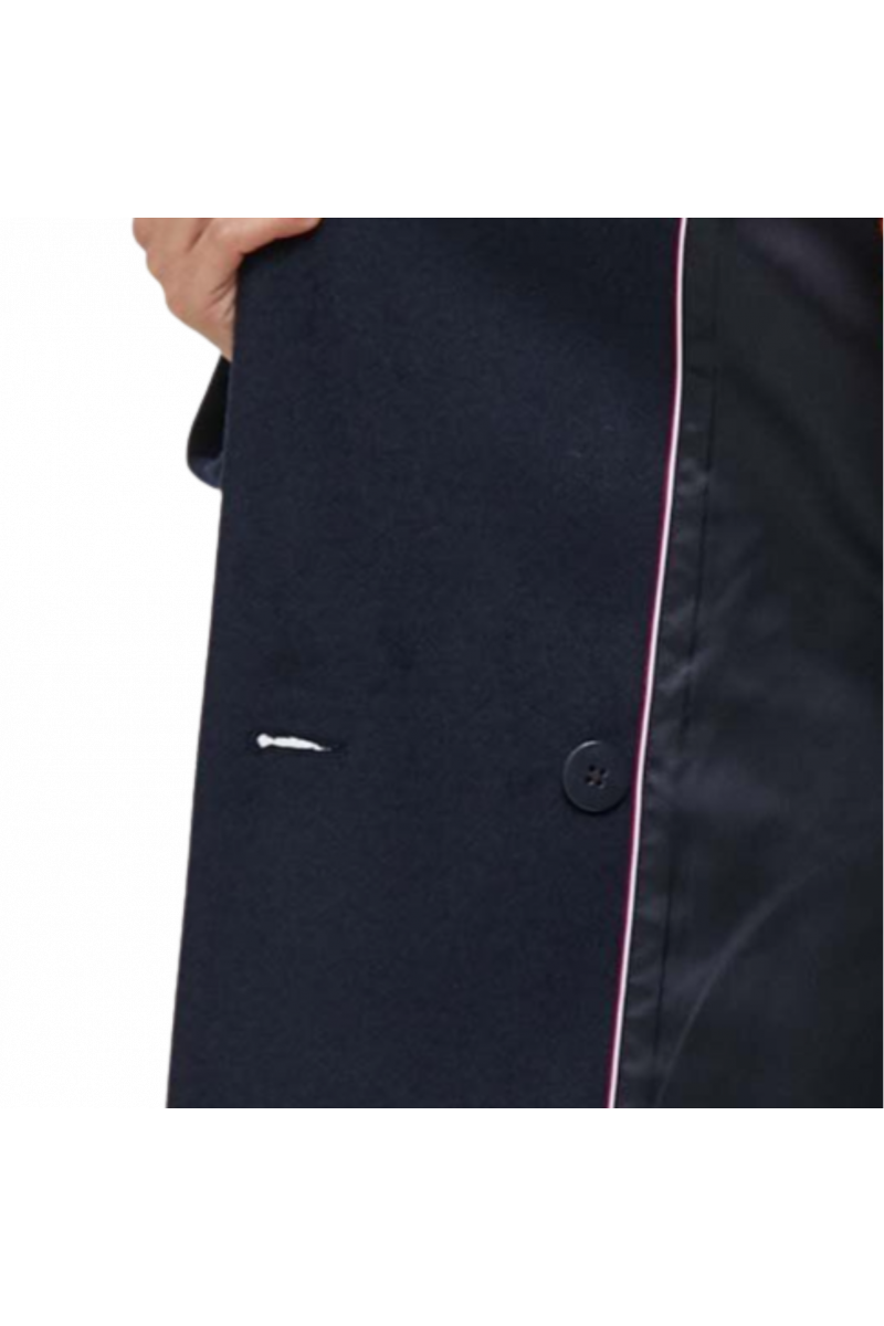 TOMMY HILFIGER - WOOL BLEND DB BELTED FUNNEL JKT - WW0WW39754_DW5