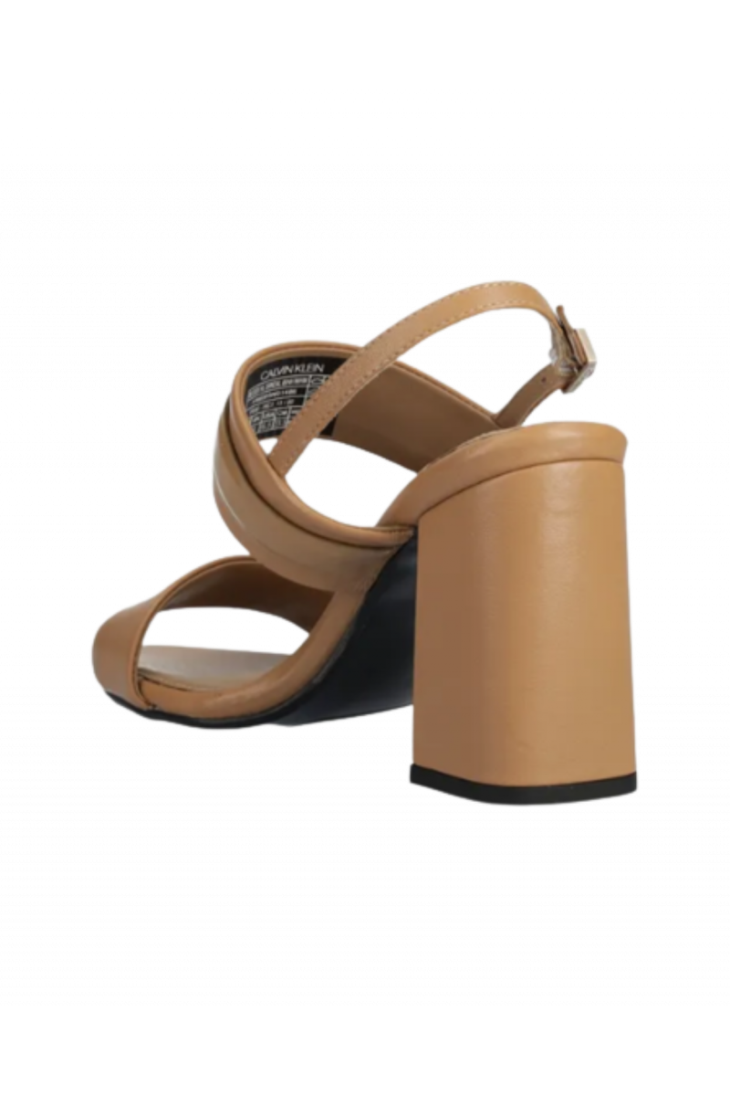 CALVIN KLEIN BLOCK HL SANDAL 85HH W/HW - SAFARI CANVAS RBC