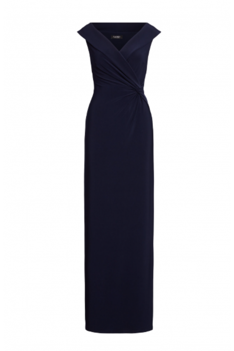 RALPH LAUREN CLASSIC MJ-GOWN NAVY DRESS