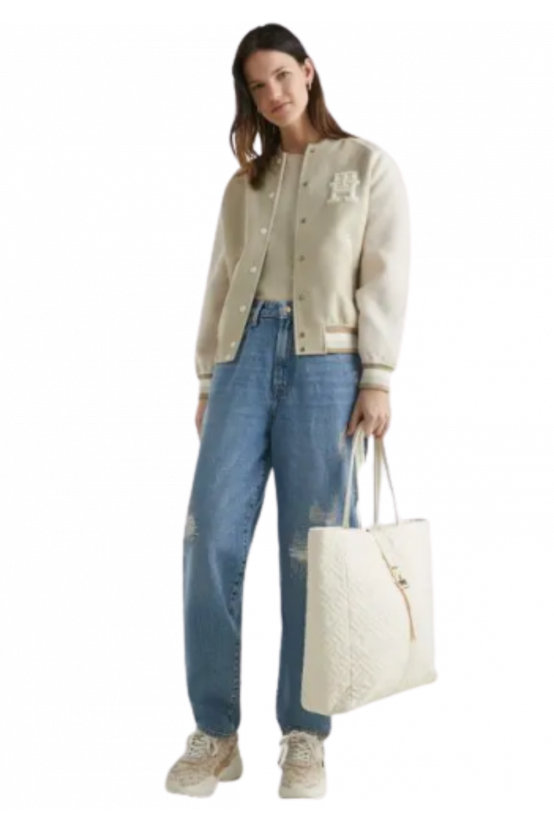 TOMMY HILFIGER BALLOON HW A LYRA SASHIKO - LIGHT BLUE JEAN 1A4