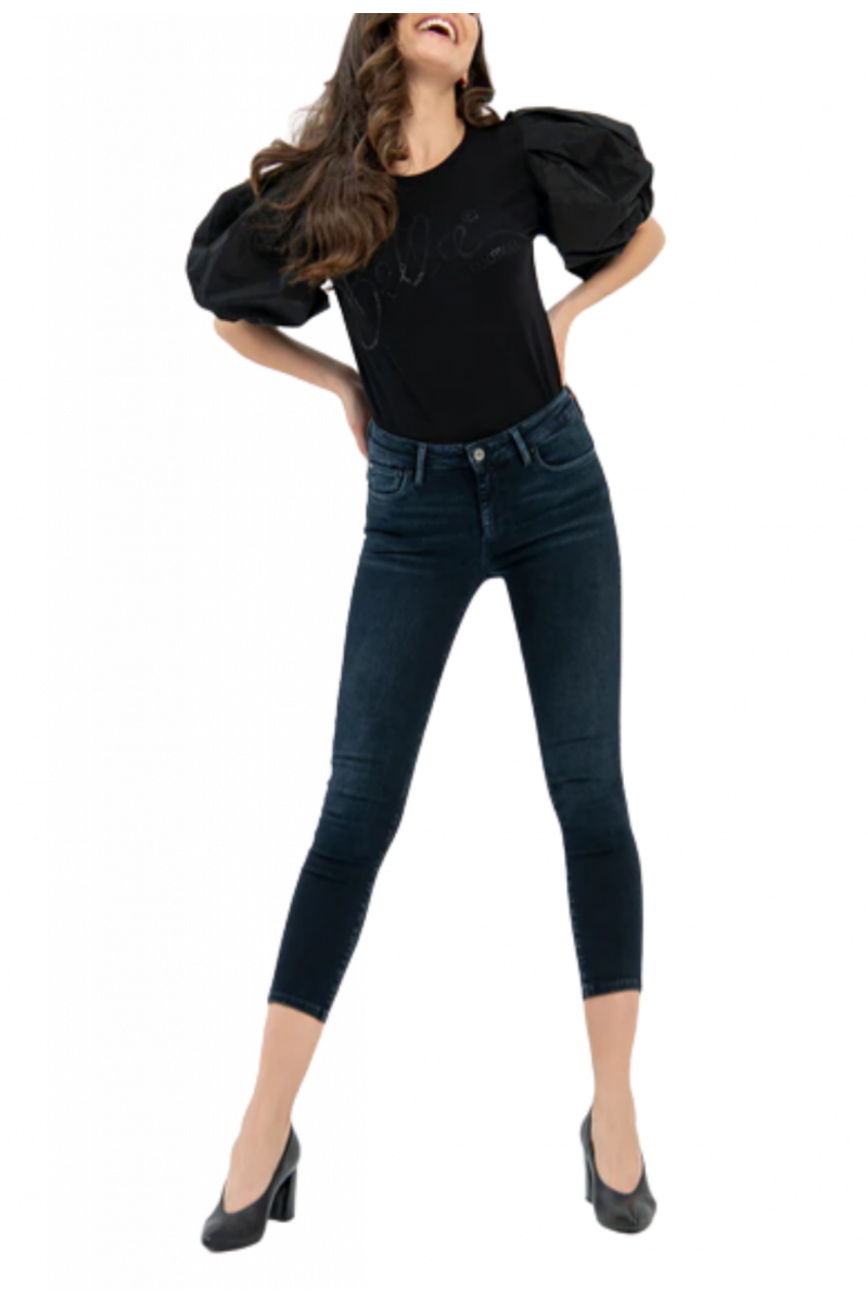 FRACOMINA PANT DENIM BLUEBLACK BELLA-PERFECT SHAPE