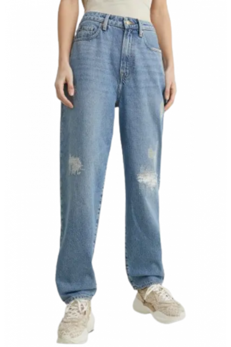 TOMMY HILFIGER BALLOON HW A LYRA SASHIKO - LIGHT BLUE JEAN 1A4