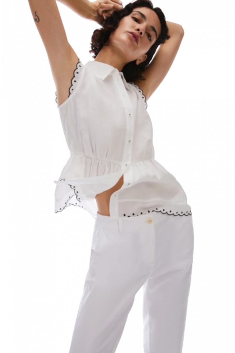 PENNY BLACK - BAMBOLA TROUSERS WHITE