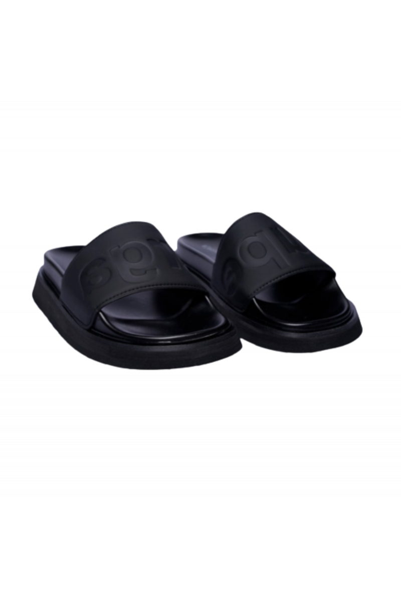 SUPERGA 1918 SLIDES POLYSOFT PLATFORM - S7125SW BLACK