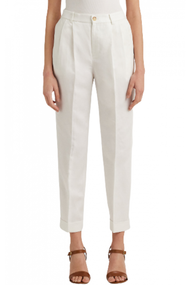 RALPH LAUREN LINEN LYOCELL TWILL-PANT