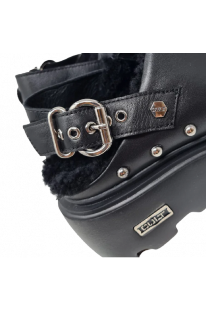 CULT - NEW ROCK 3950 LOW W LEATHER BLACK