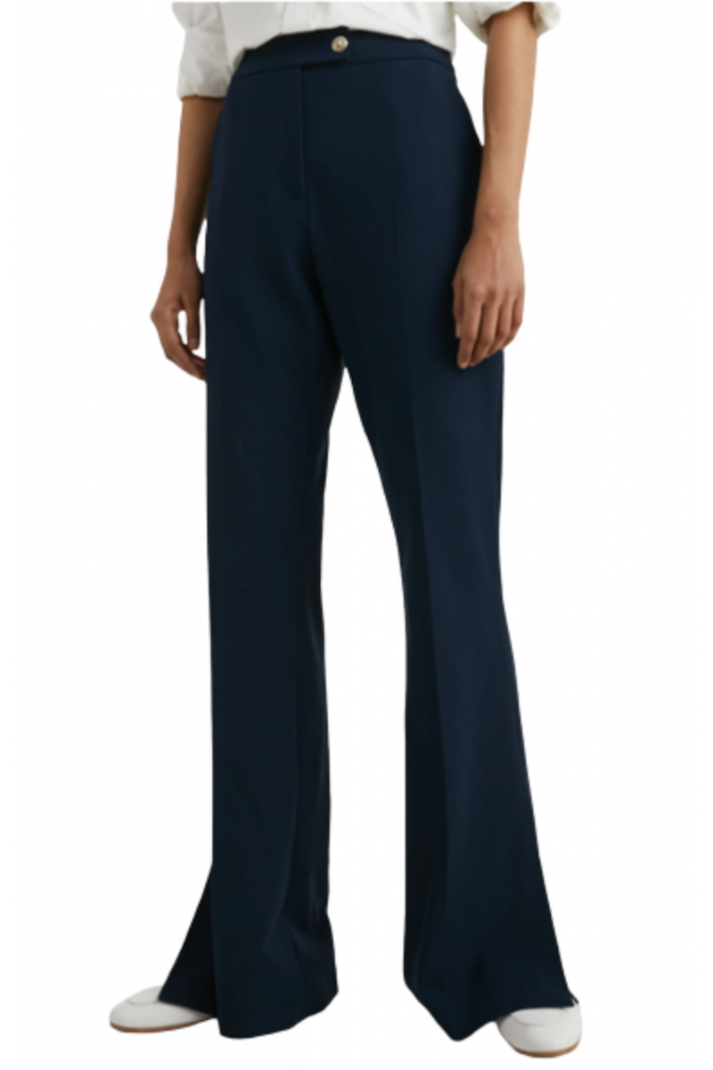 TOMMY HILFIGER VIS FLARED HW TAILORED PANT - MIDNIGHT DW5