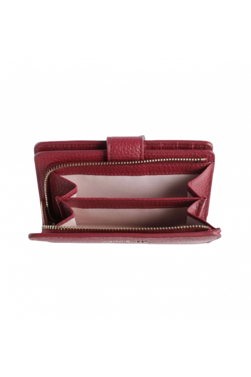 COCCINELLE WALLET GRAIN.LEA. GARNET RED METALLIC SOFT