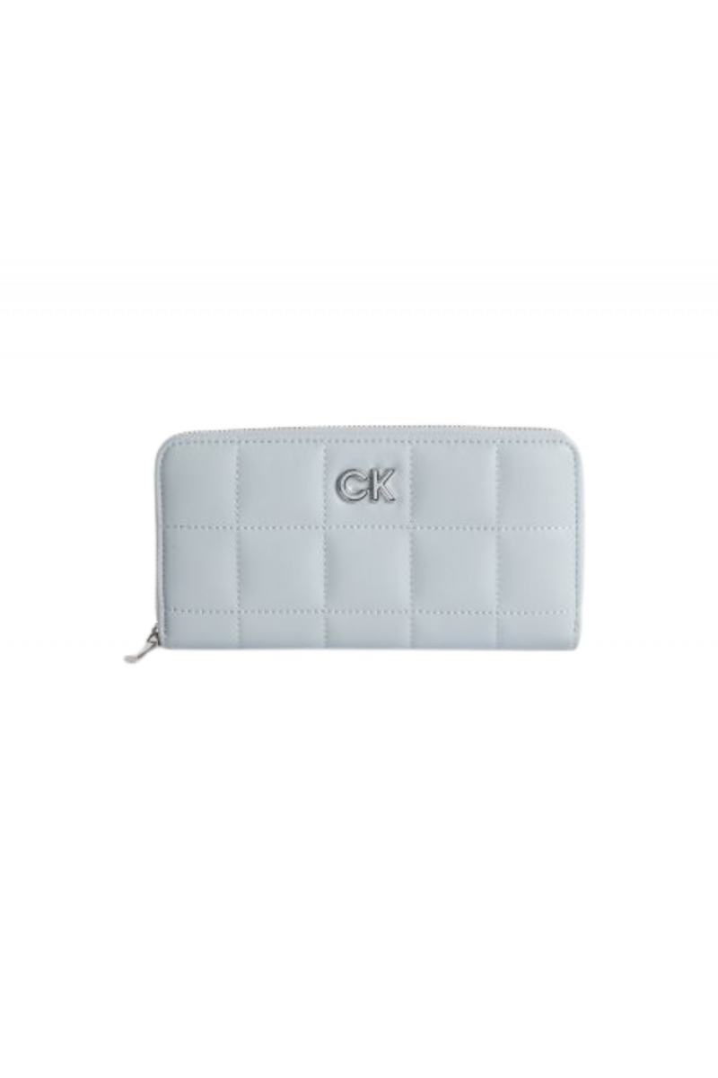 CALVIN KLEIN RE-LOCK QUILT WALLET LG - CK CIEL DYI