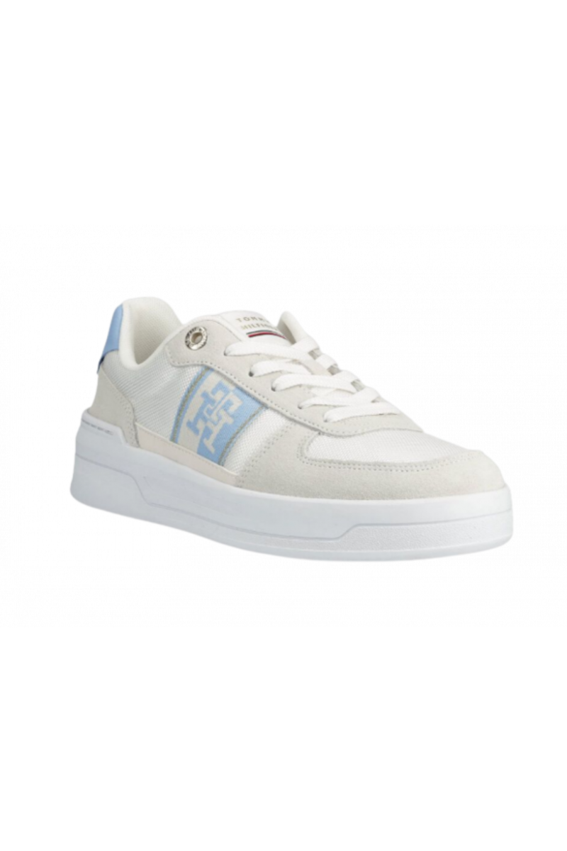 TOMMY HILFIGER BASKET SNEAKER WITH WEBBING - VESSEL BLUE C1Z