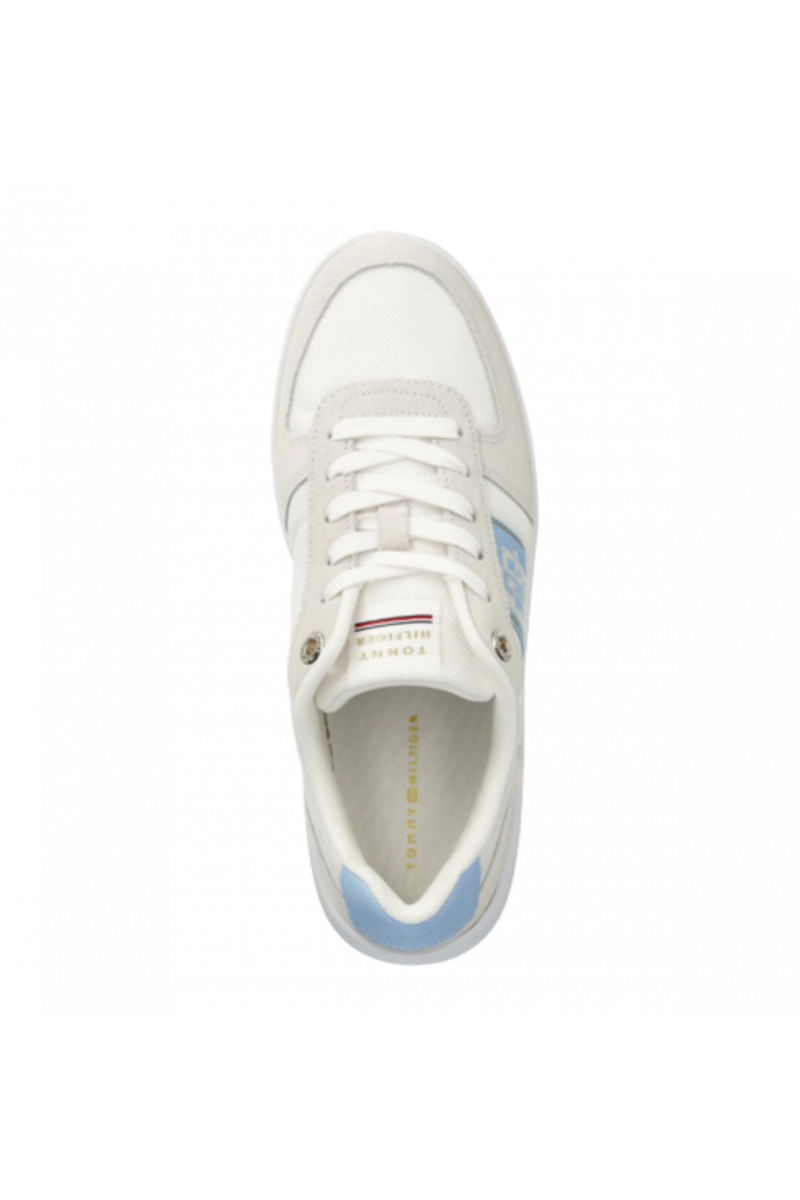 TOMMY HILFIGER BASKET SNEAKER WITH WEBBING - VESSEL BLUE C1Z