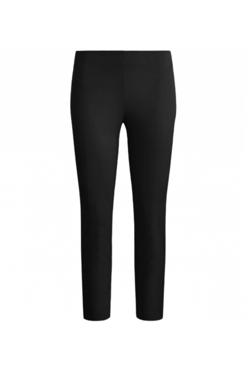 RALPH LAUREN PLSHD BI STR TWLL-PANT - BLACK