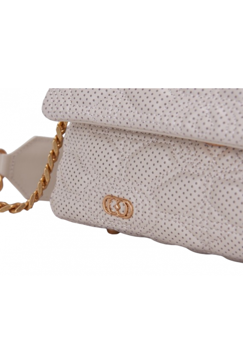 LA CARRIE - STICK&SPOON STEPHY MED.HAND BAG LEATHER IVORY