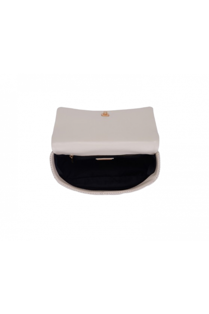 LA CARRIE - STICK&SPOON STEPHY MED.HAND BAG LEATHER IVORY