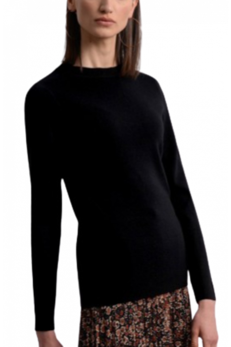 MOLLY BRACKEN KNITTED SWEATER BLACK