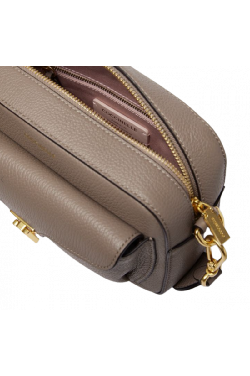 COCCINELLE HANDB.GRAI.LE WARM TAUPE BEAT SOF E1NOF150201_N59