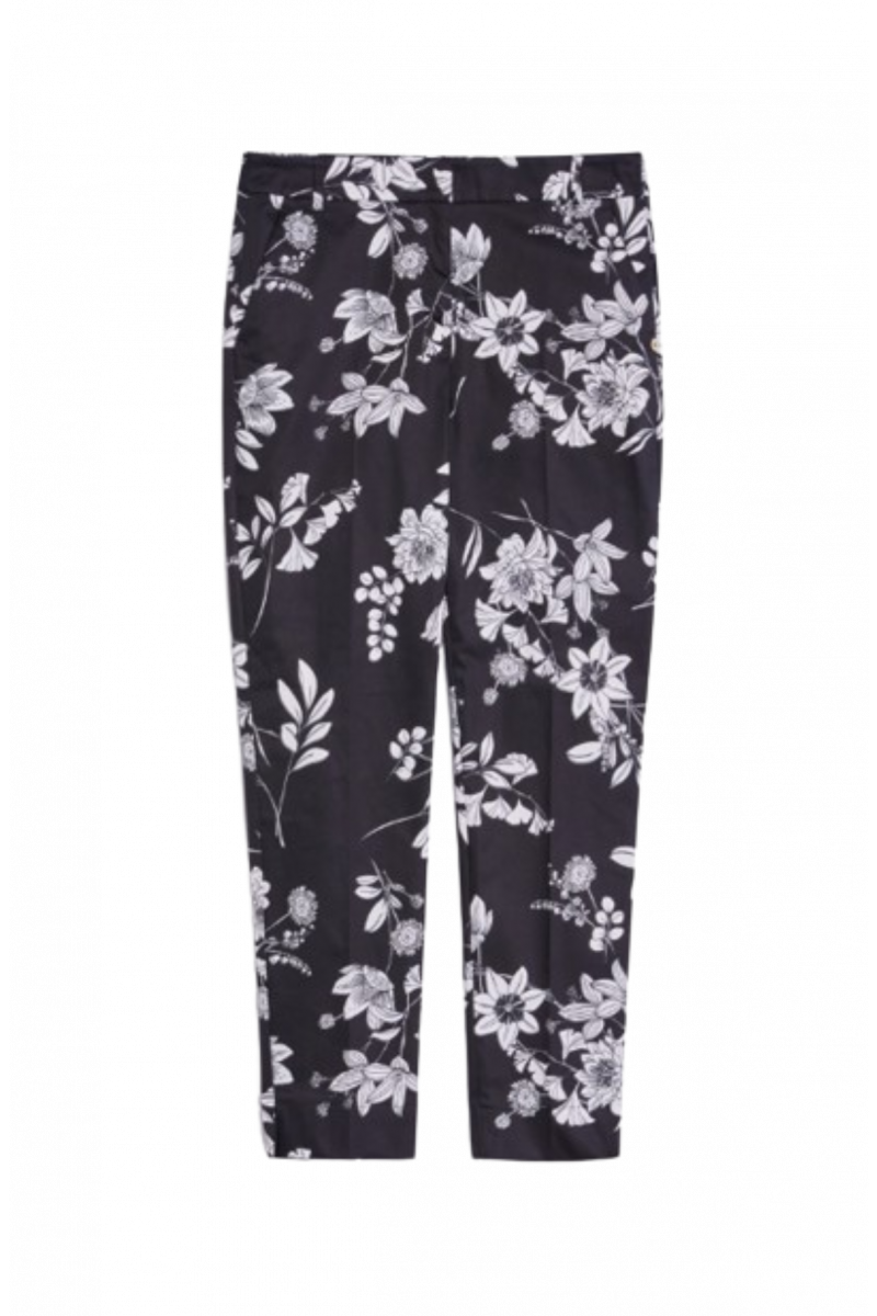 PENNY BLACK - MILLY TROUSERS BLACK/WHITE